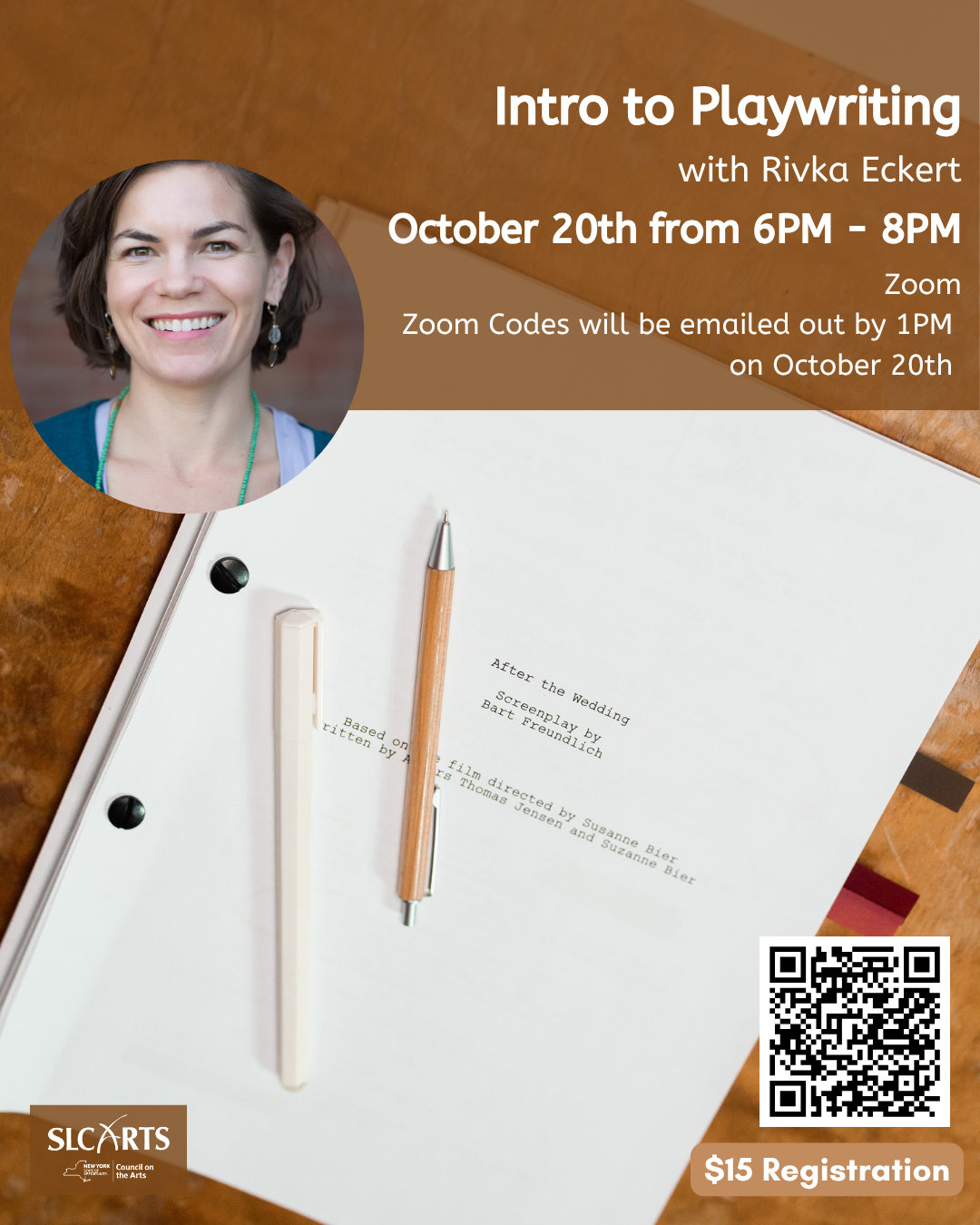 Introduction to Playwriting with Rivka Eckert