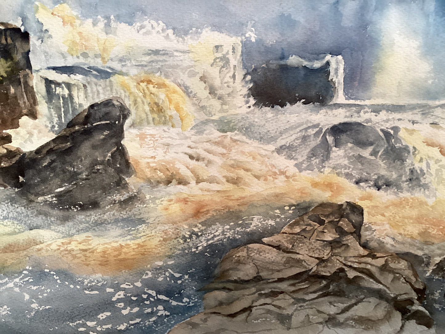 "St. Regis Falls" by Michiko Taylor
