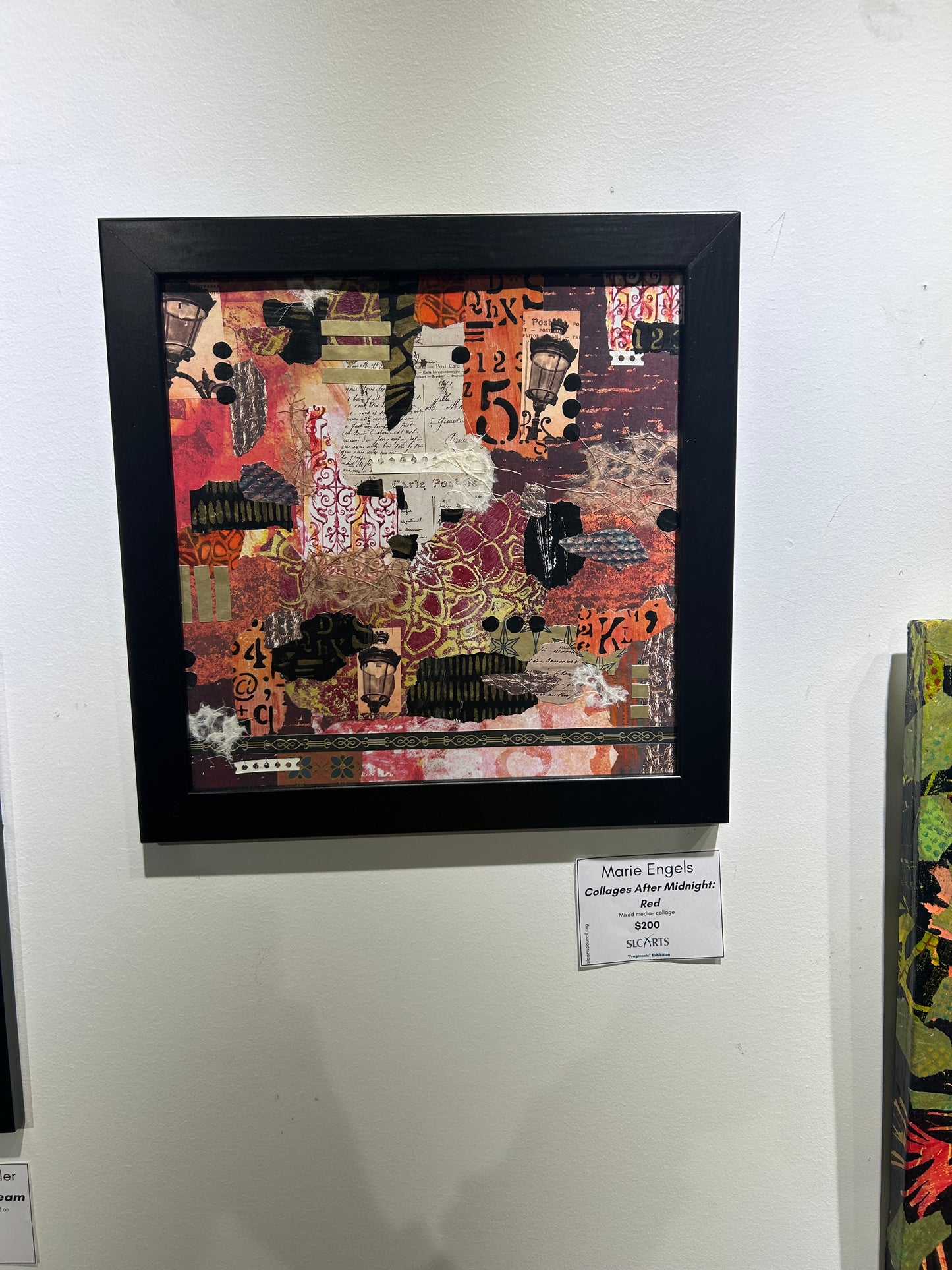 Marie Engels- Collages After Midnight: Red