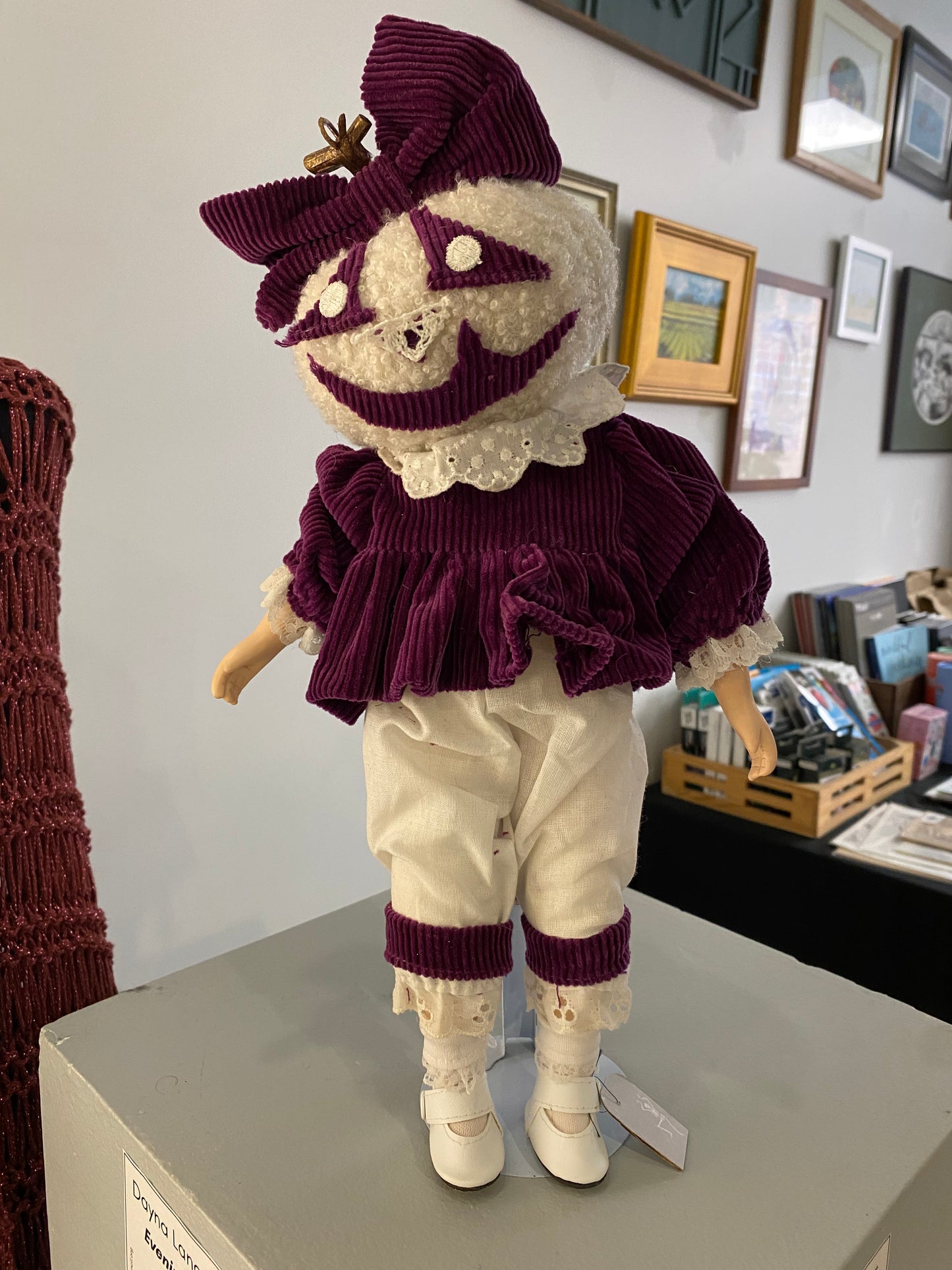 Pumpkin Head Doll