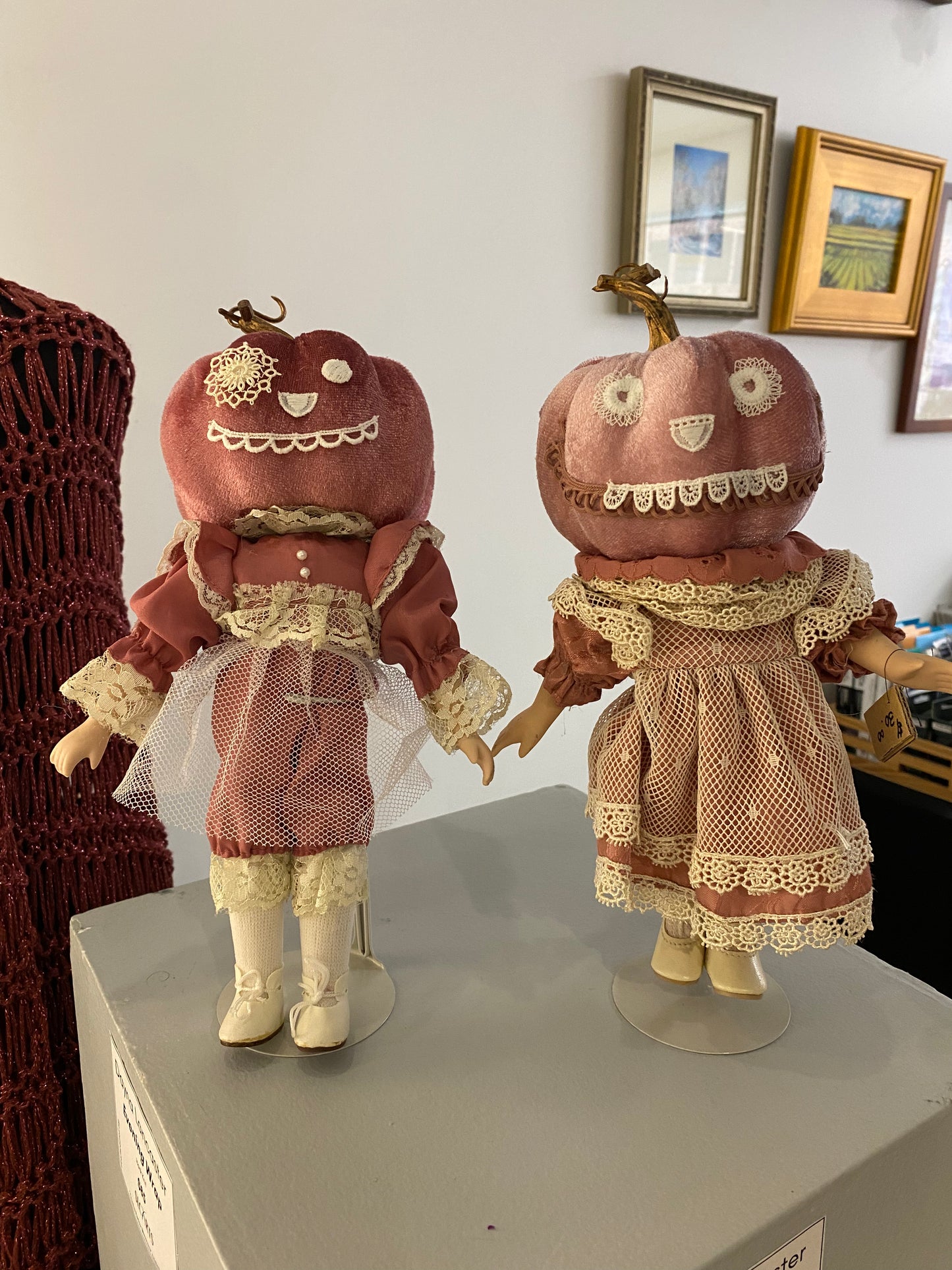 Pumpkin Head Dolls