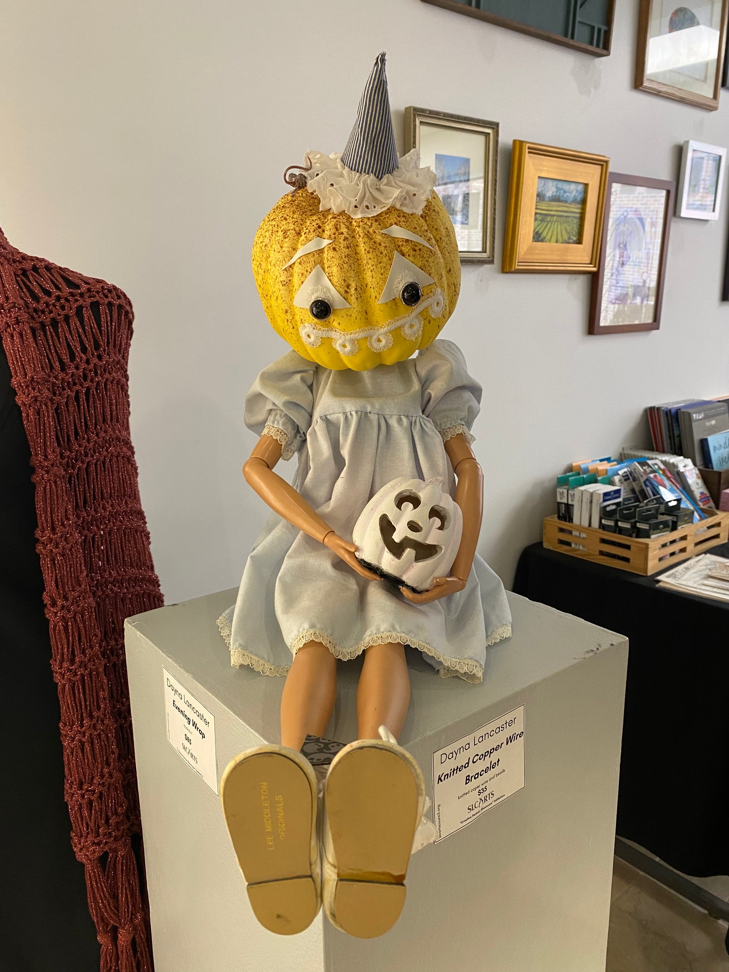 Pumpkin Head Doll