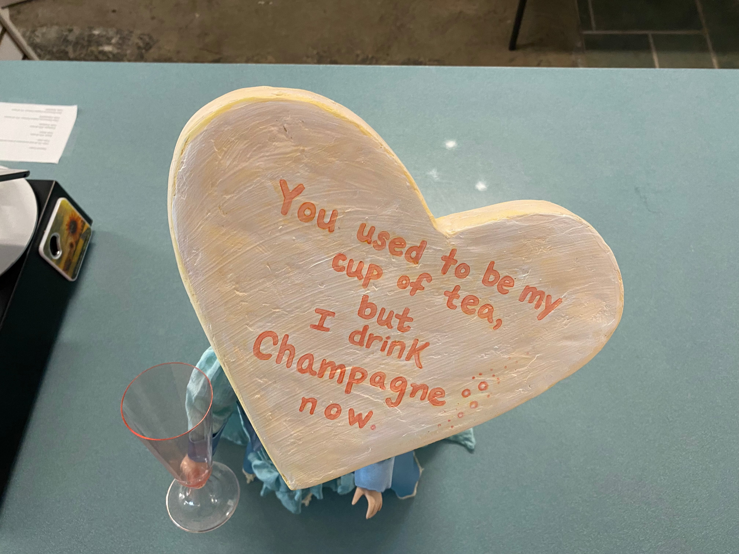 Conversation Heart Doll (Champagne)