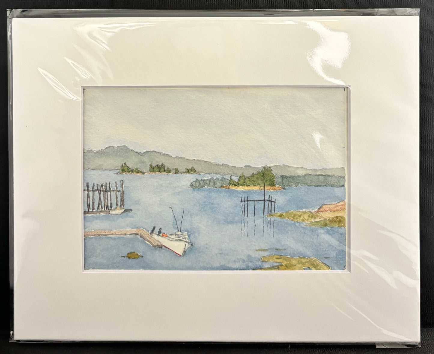 Sternmen Plein Air Watercolor - David Crowell