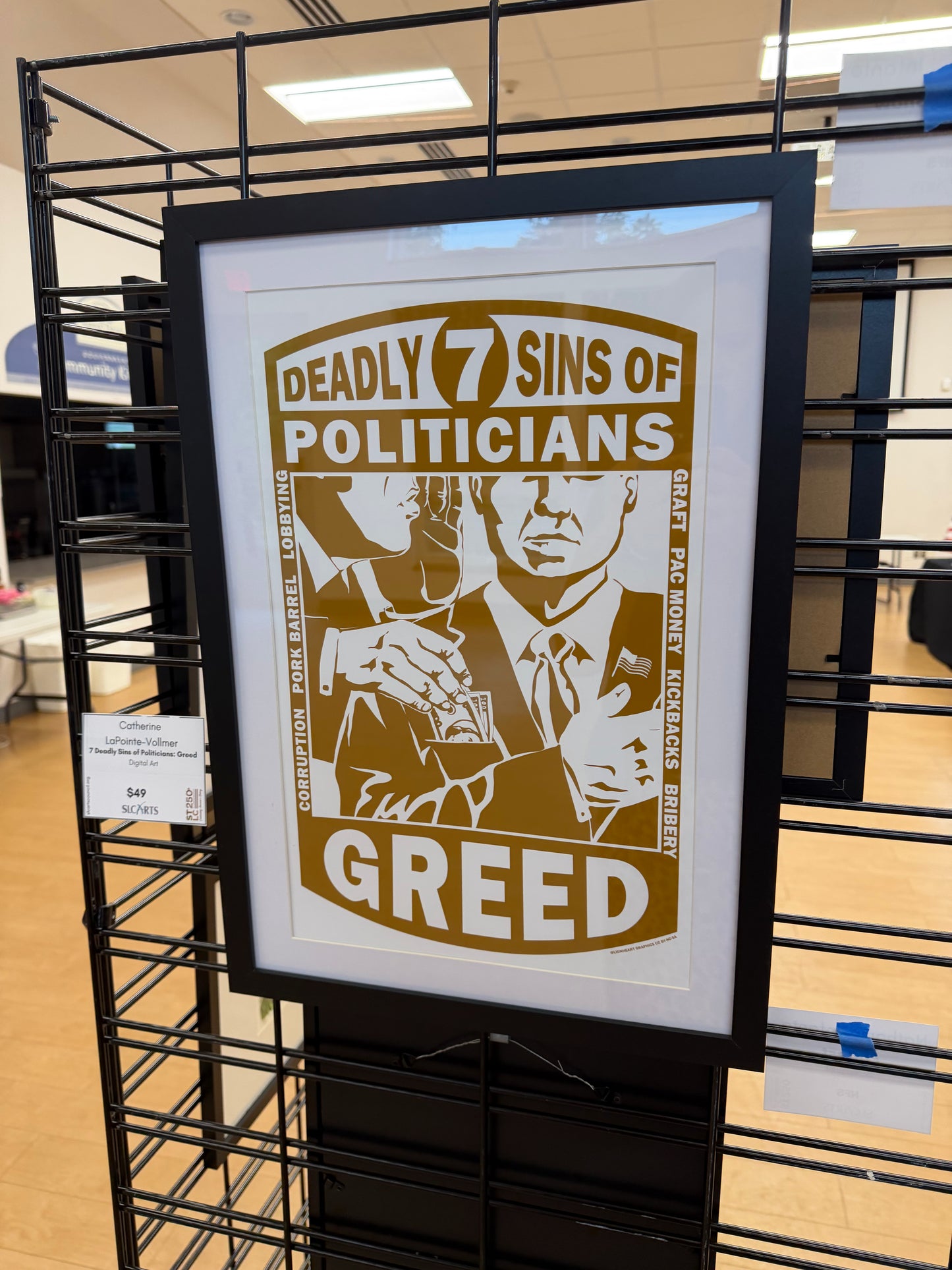 Echoes: 7 Deadly Sins of Politicians: Greed by Catherine Lapointe-Vollmer