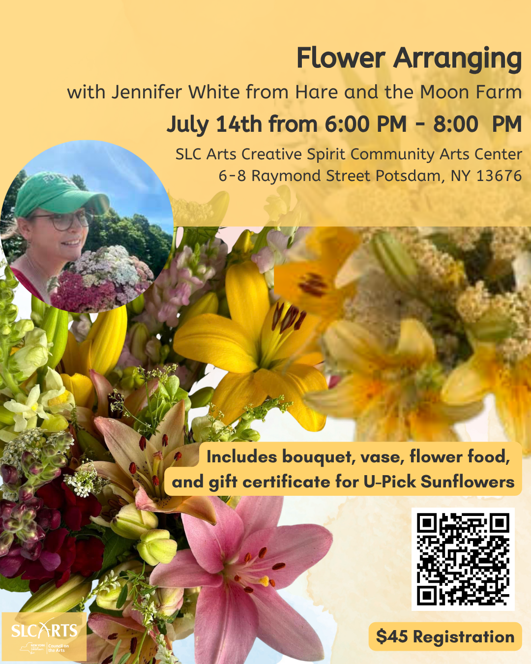 Flower Arranging with Hare and the Moon Farm