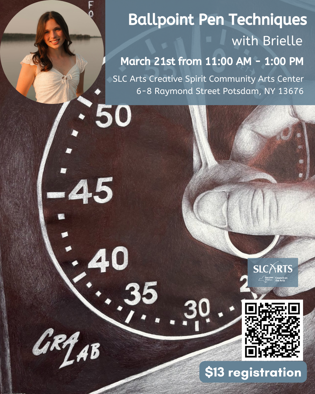 Ballpoint Pen Drawings with Brielle