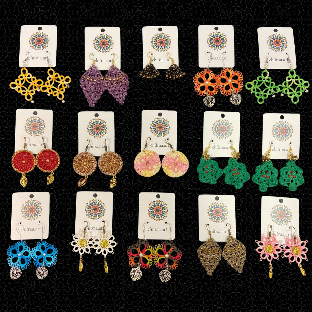 Crochet Earrings - Shubha Banavar