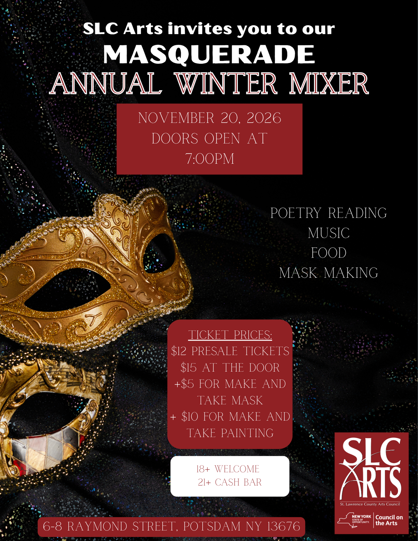SLC Arts 4th Annual Winter Mixer