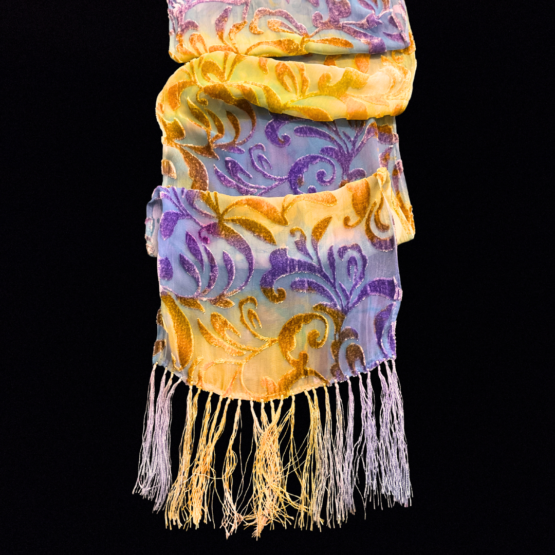 Hand Dyed Scarves