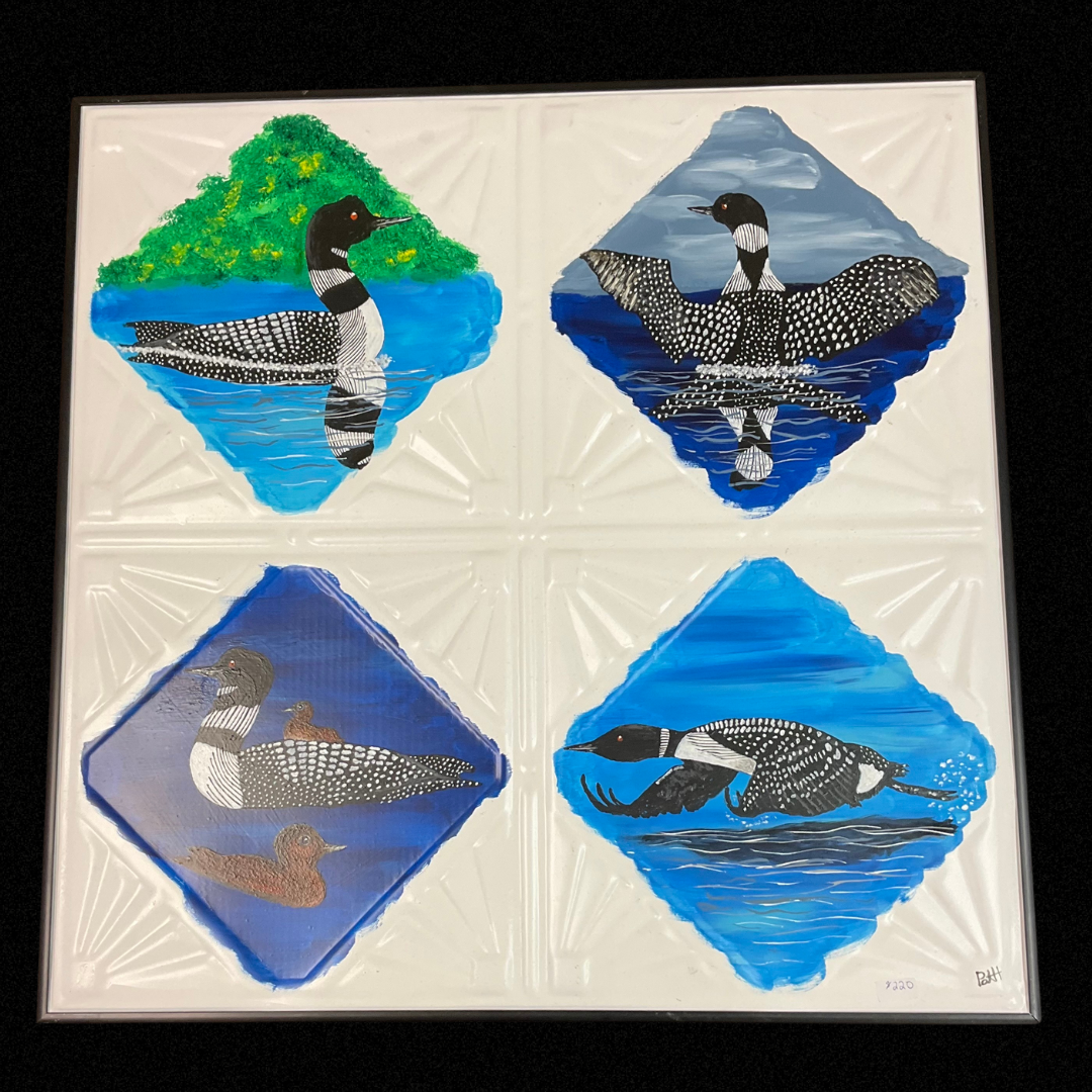 Acrylic, Tin Panel Paintings - Pat Hendrick