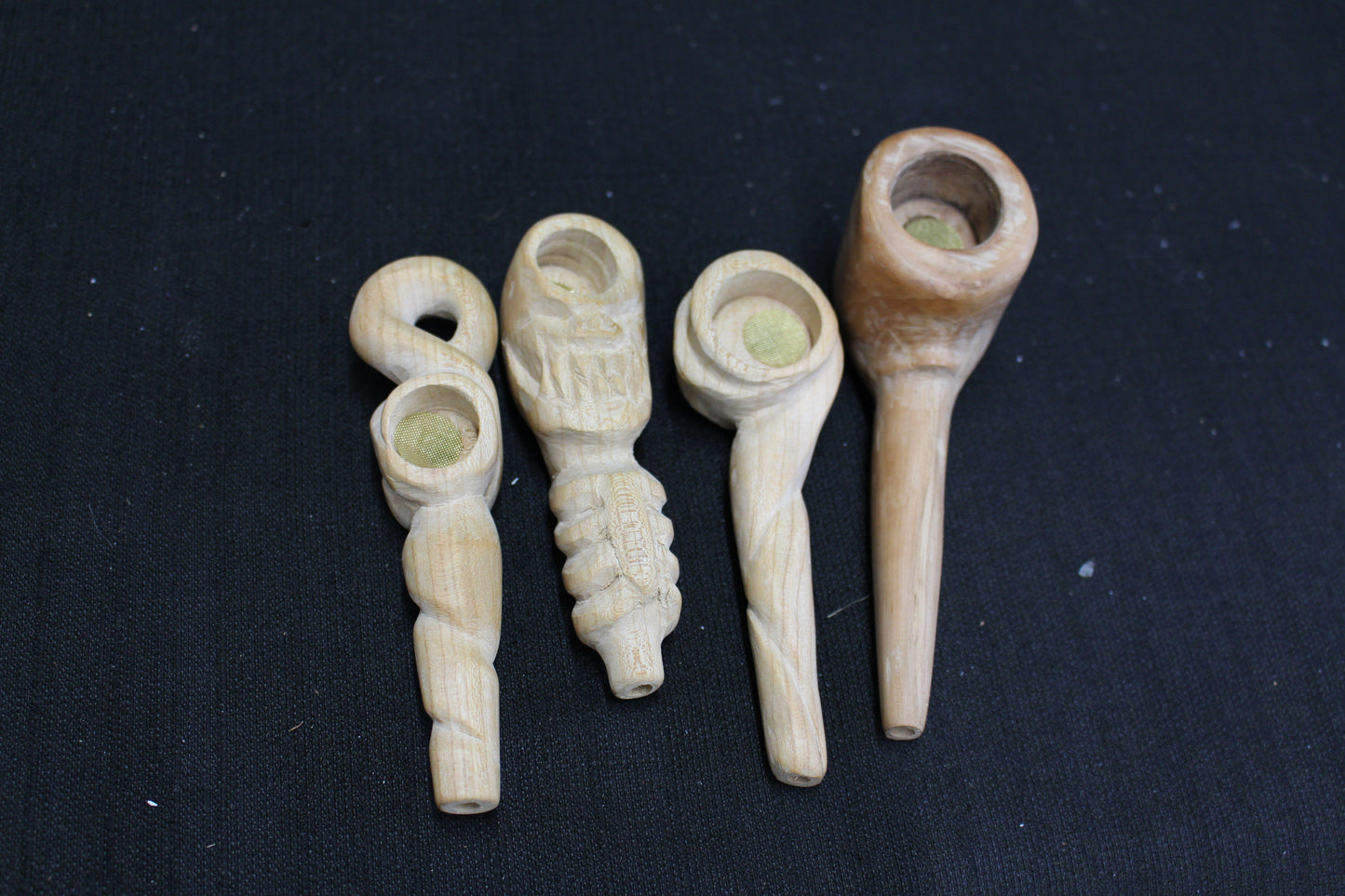 Carved Wood Pipes - Robert Docker