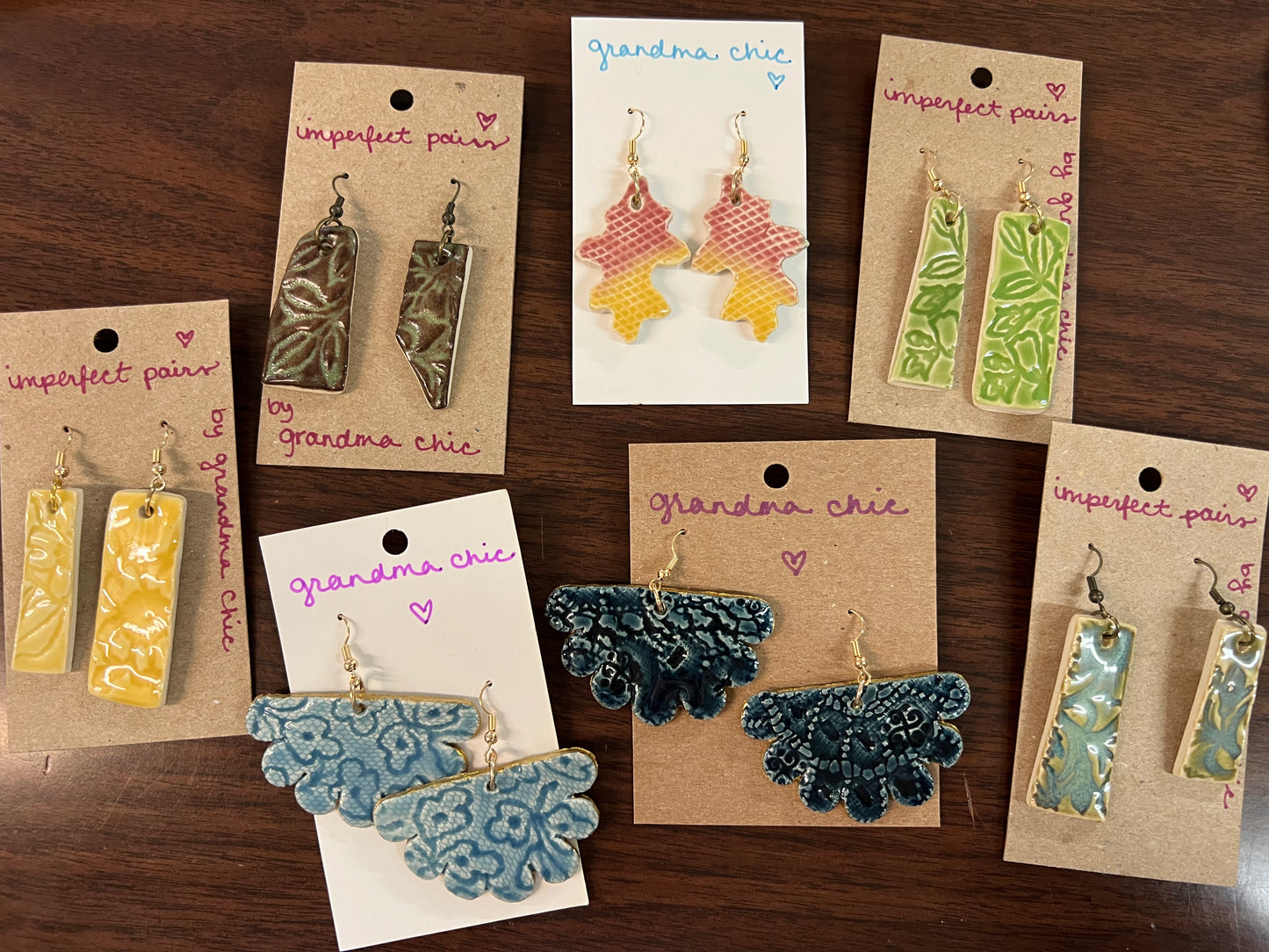 Ceramic Earrings - Sonja Jensen