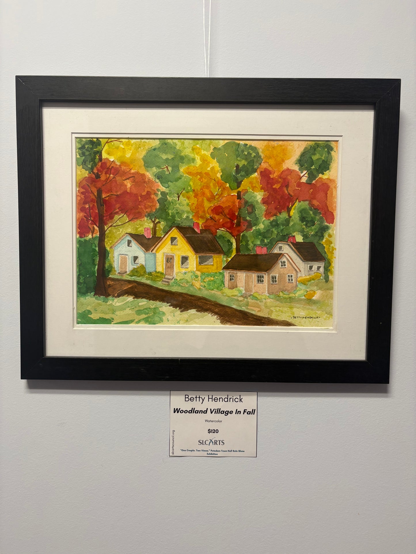 Betty Hendrick - Woodland Village In Fall