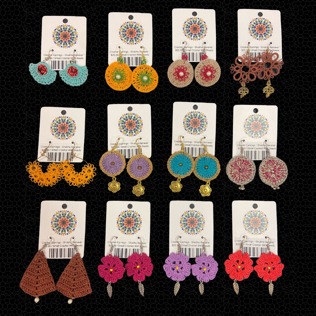 Crochet Earrings - Shubha Banavar