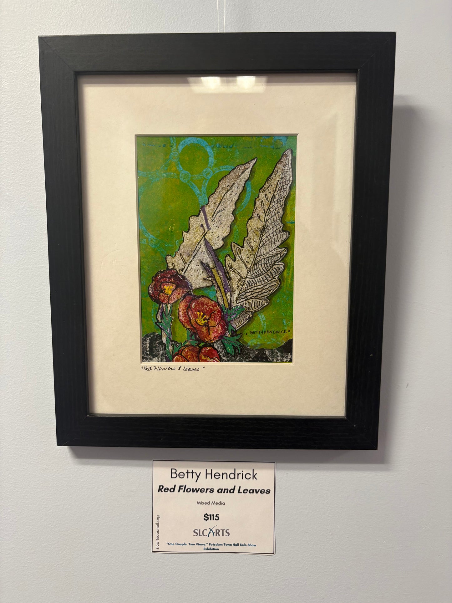 Betty Hendrick - Red Flowers and Leaves