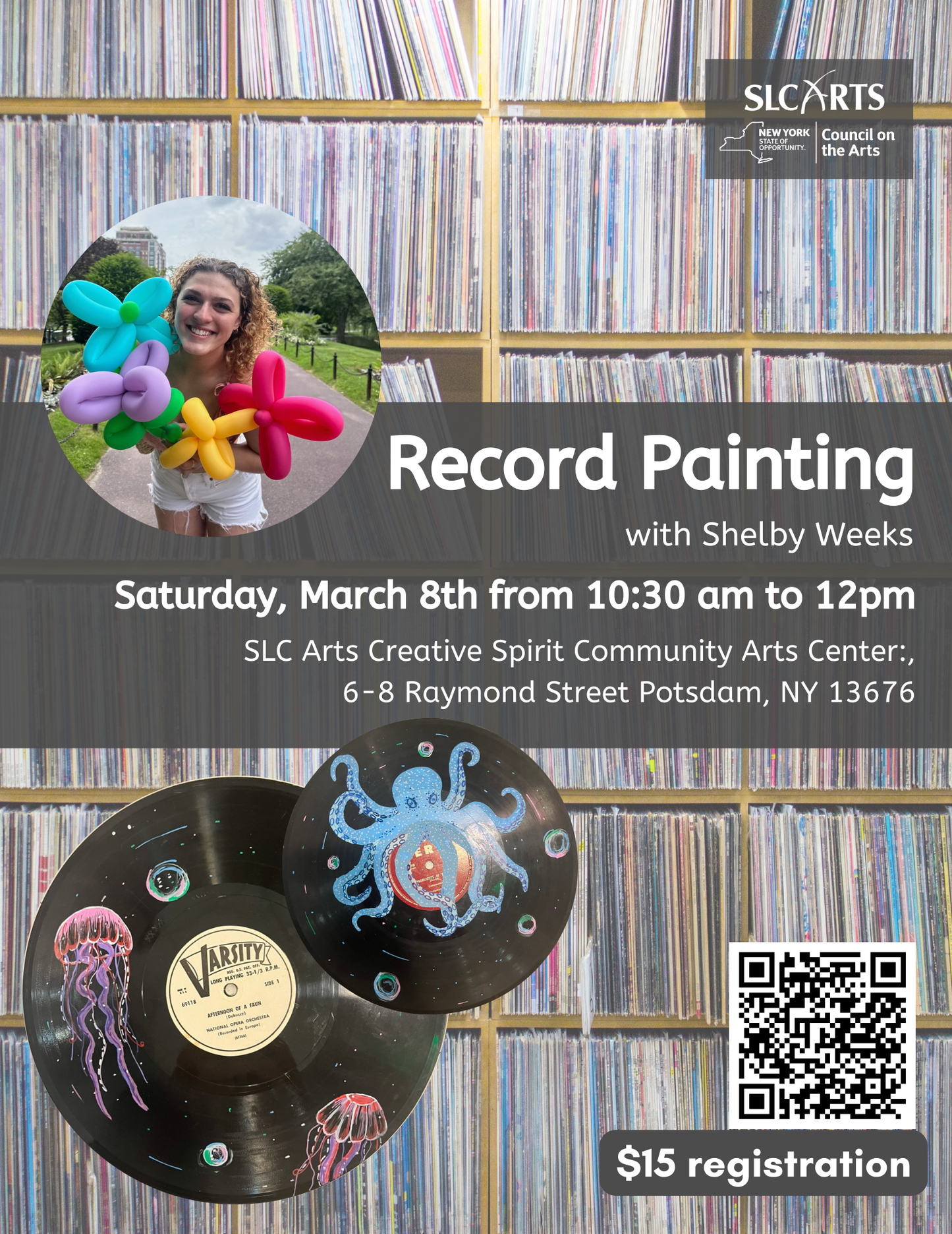 Record Painting Class with Shelby Weeks