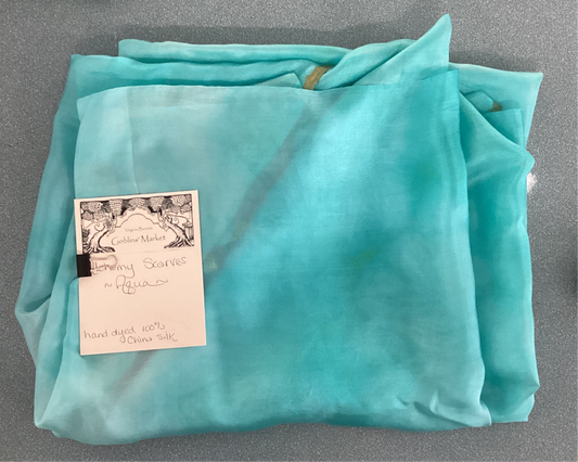 Alchemy Scarf- Aqua by Virginia Burnett