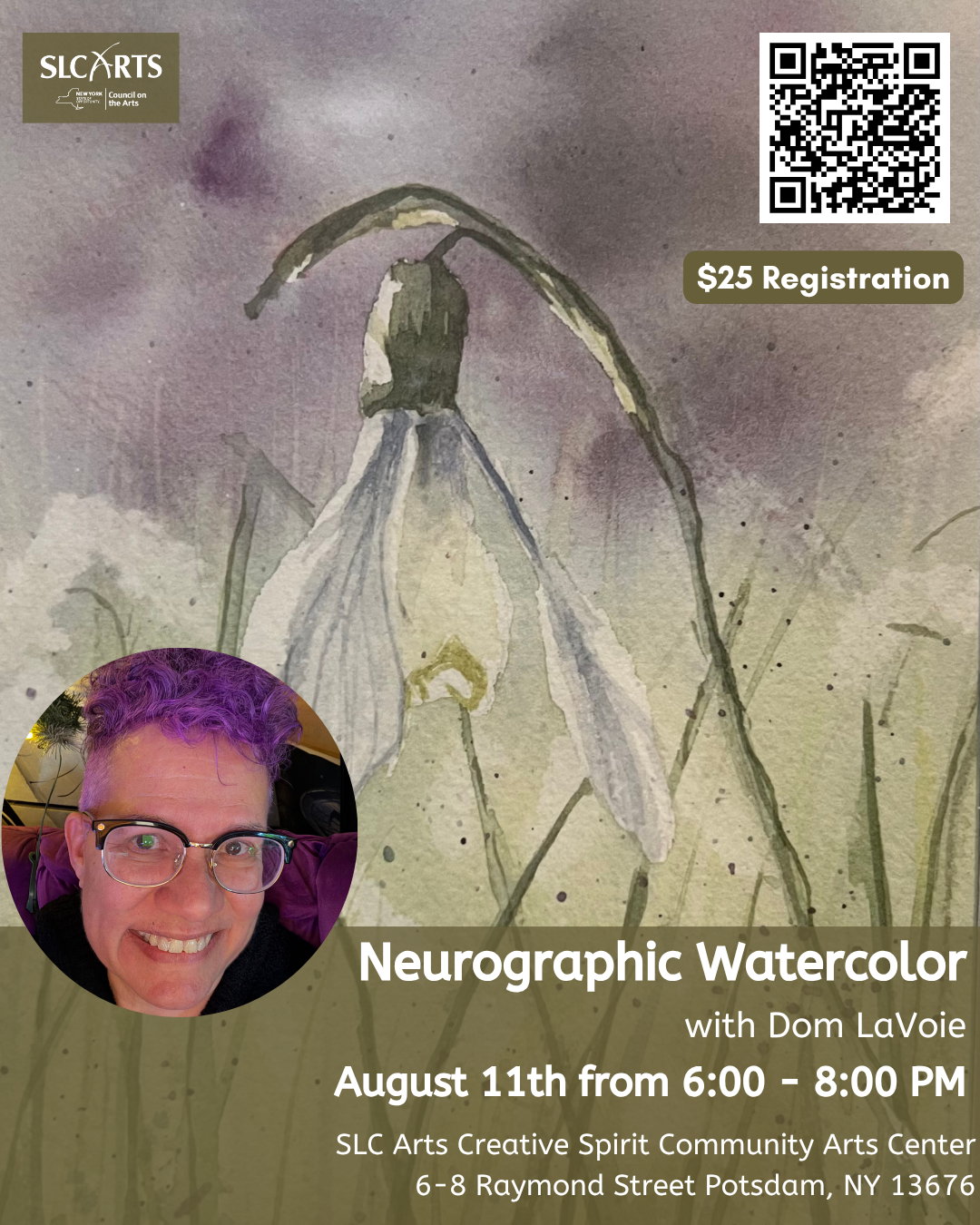 Neurographic Watercolor Class with Dominique LaVoie