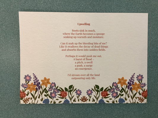 Upwelling (Poetry Print)