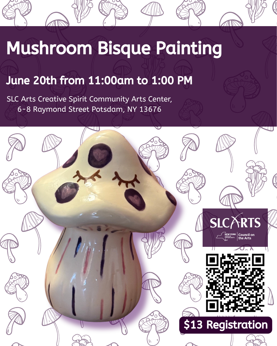 Mushroom Bisque Painting