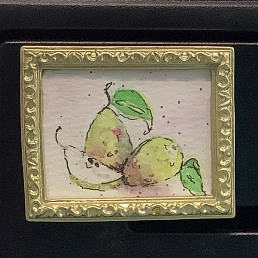 Gold Frame with Pears