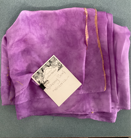 Alchemy Scarf- Wisteria by Virginia Burnett