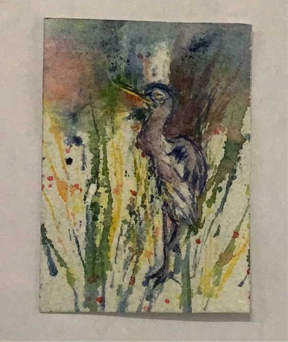 Mini Plein Air Watercolor on Easel