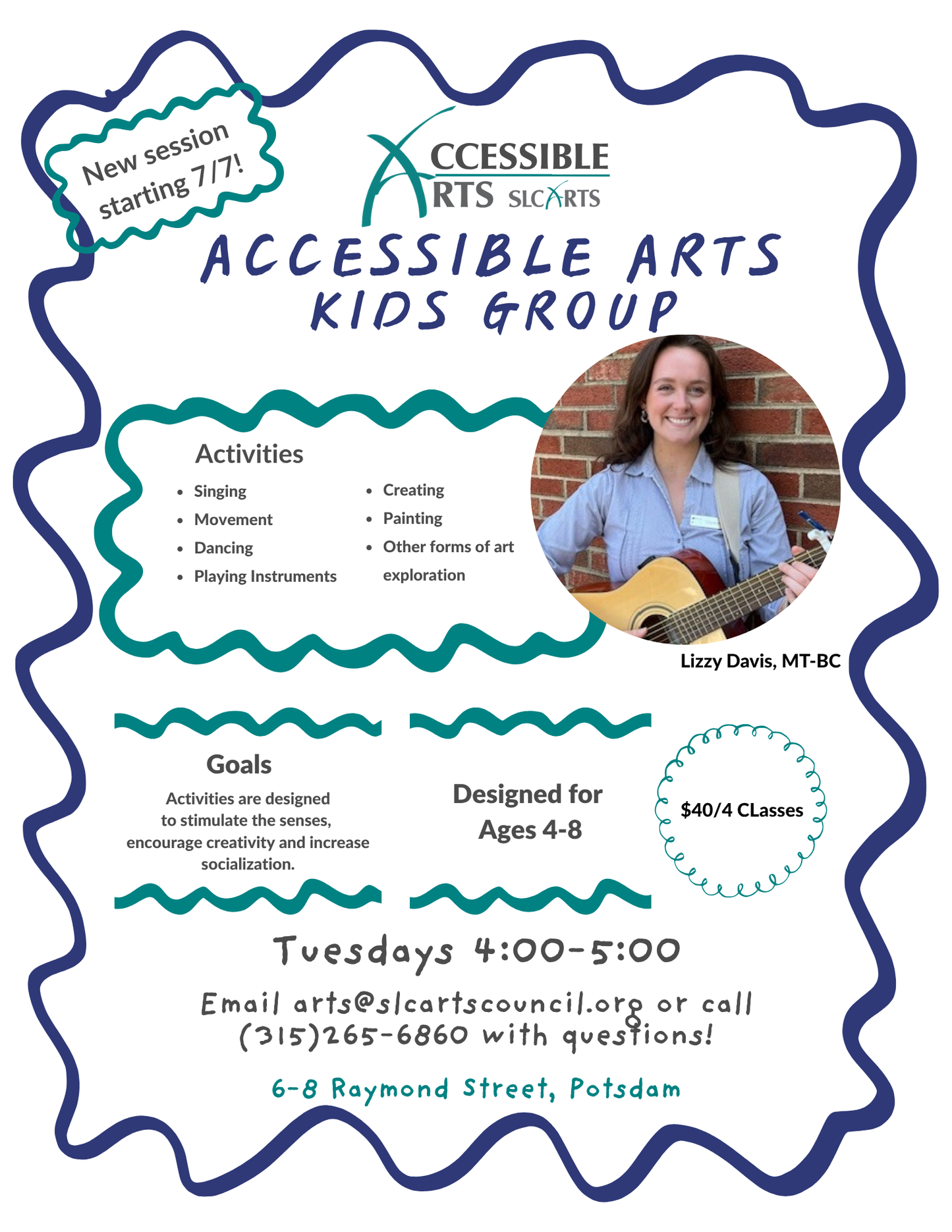 Accessible Arts Kids Program: Summer Session