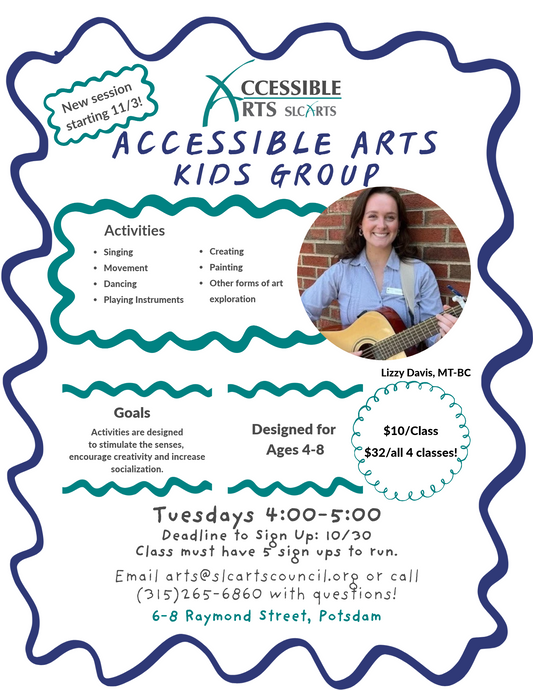 Accessible Arts Kids: Fall Session