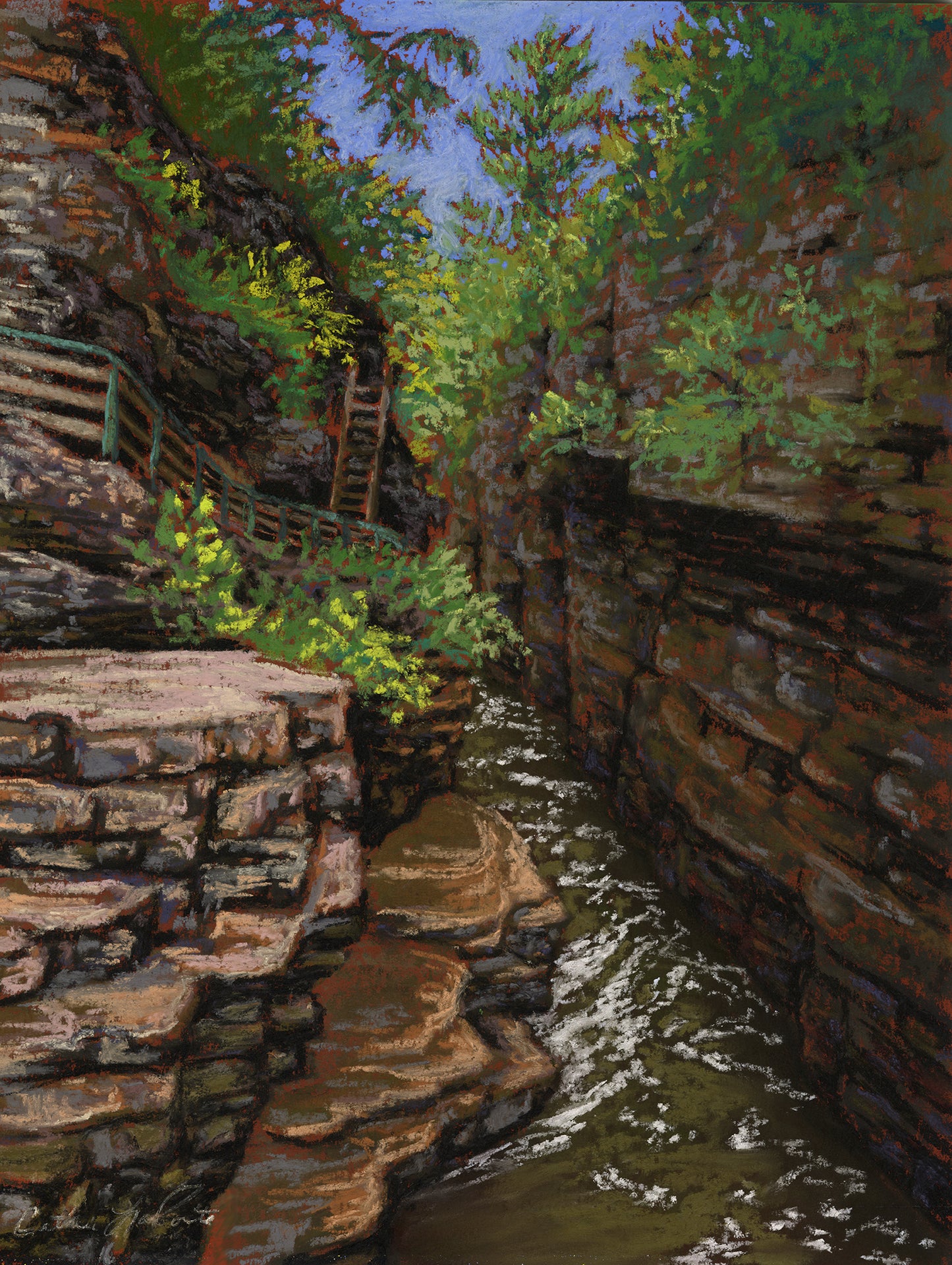 "Ausable Chasm" by Catherine LaPointe-Vollmer