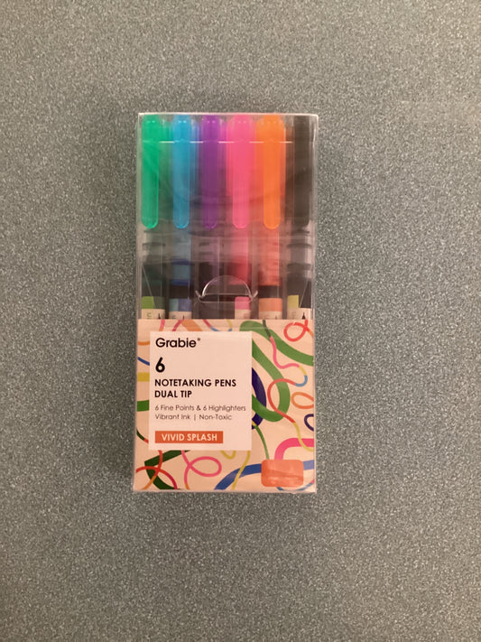 Grabie Note Taking Dual Tip Pens