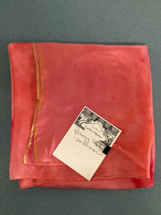 Alchemy Scarf- Persimmon by Virginia Burnett