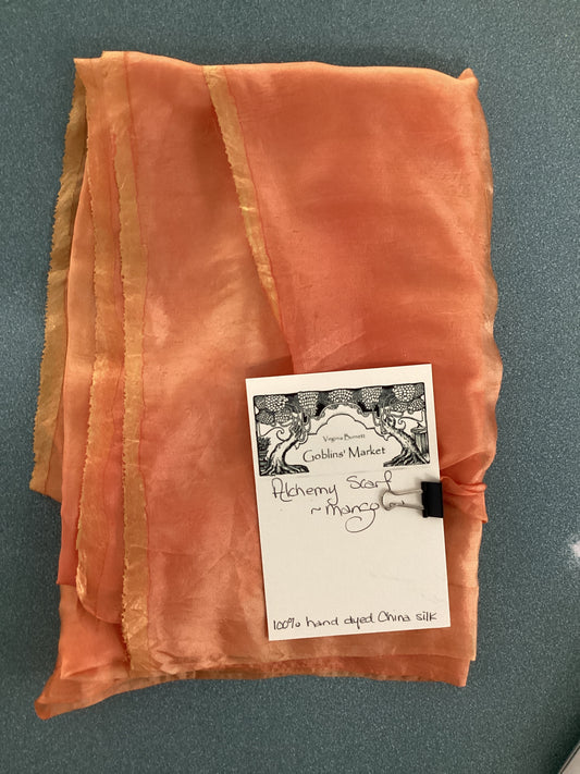 Alchemy Scarf- Mango by Virginia Burnett