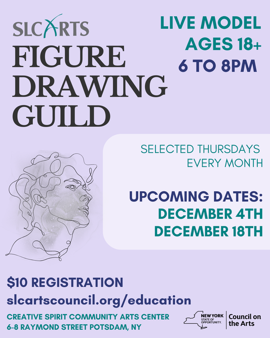 Figure Drawing (Ages 18+ Only - Live Model)