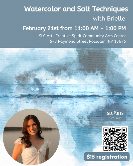 Watercolor and Salt Techniques with Brielle