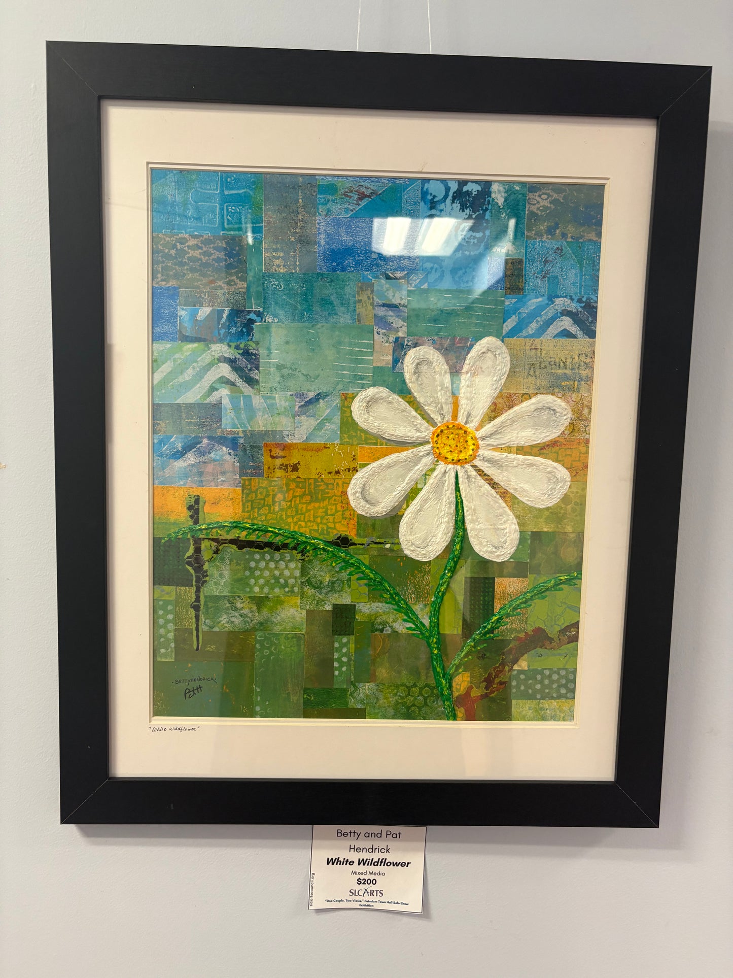 Betty and Pat Hendrick - White Wildflower