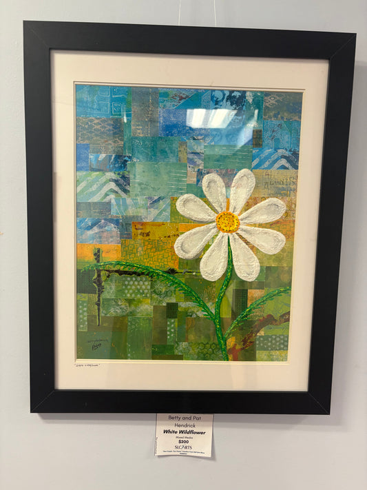 Betty and Pat Hendrick - White Wildflower