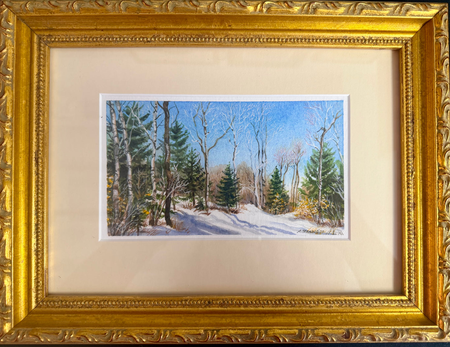 Painting - Deer Park - Anna Gerhard Arnold
