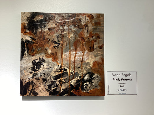 "In My Dreams" MIxed Media Piece by Marie Engels