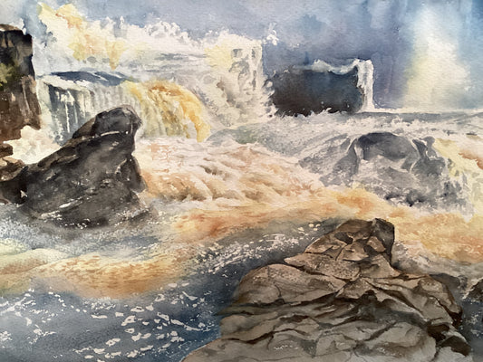 "St. Regis Falls" by Michiko Taylor
