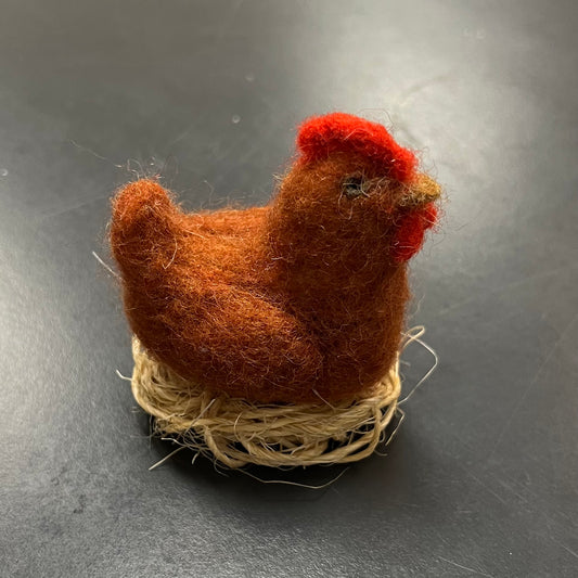 Chicken on Nest