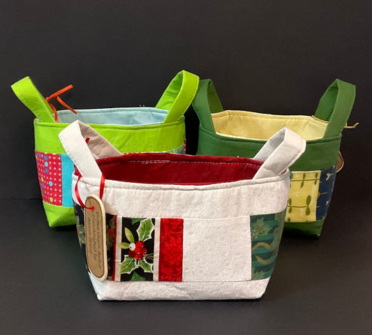 Small Quilted Charm Basket - Alison Brant