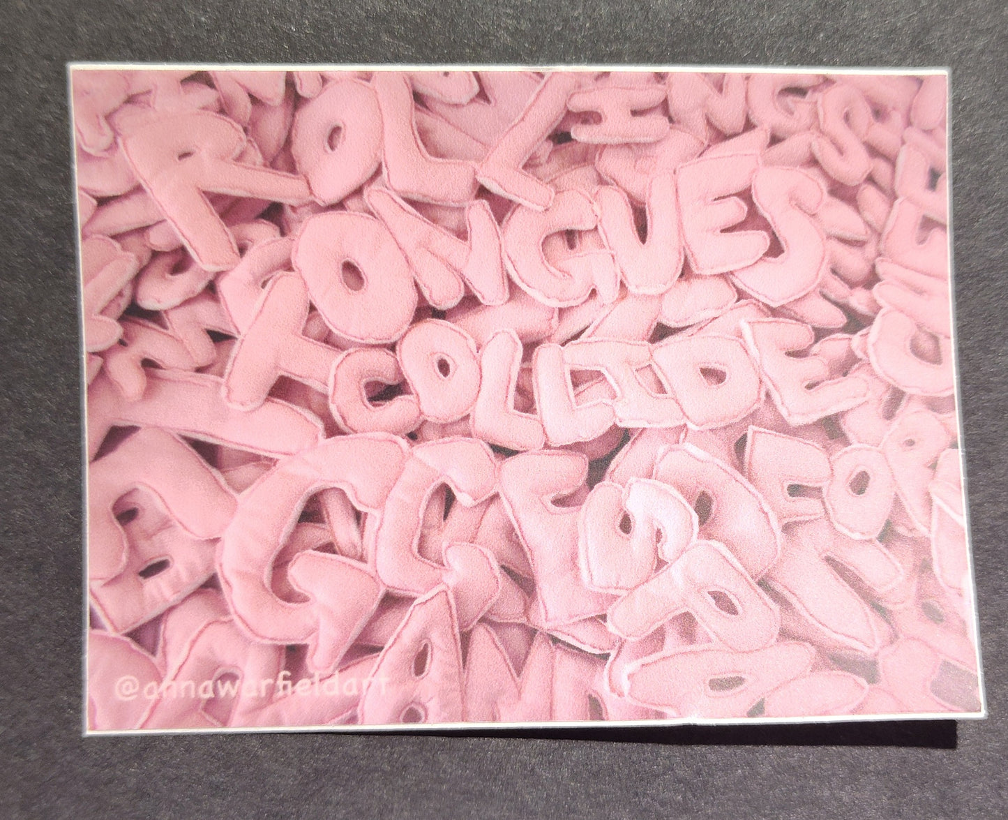 TonguesCollide Sticker - Anna Warfield