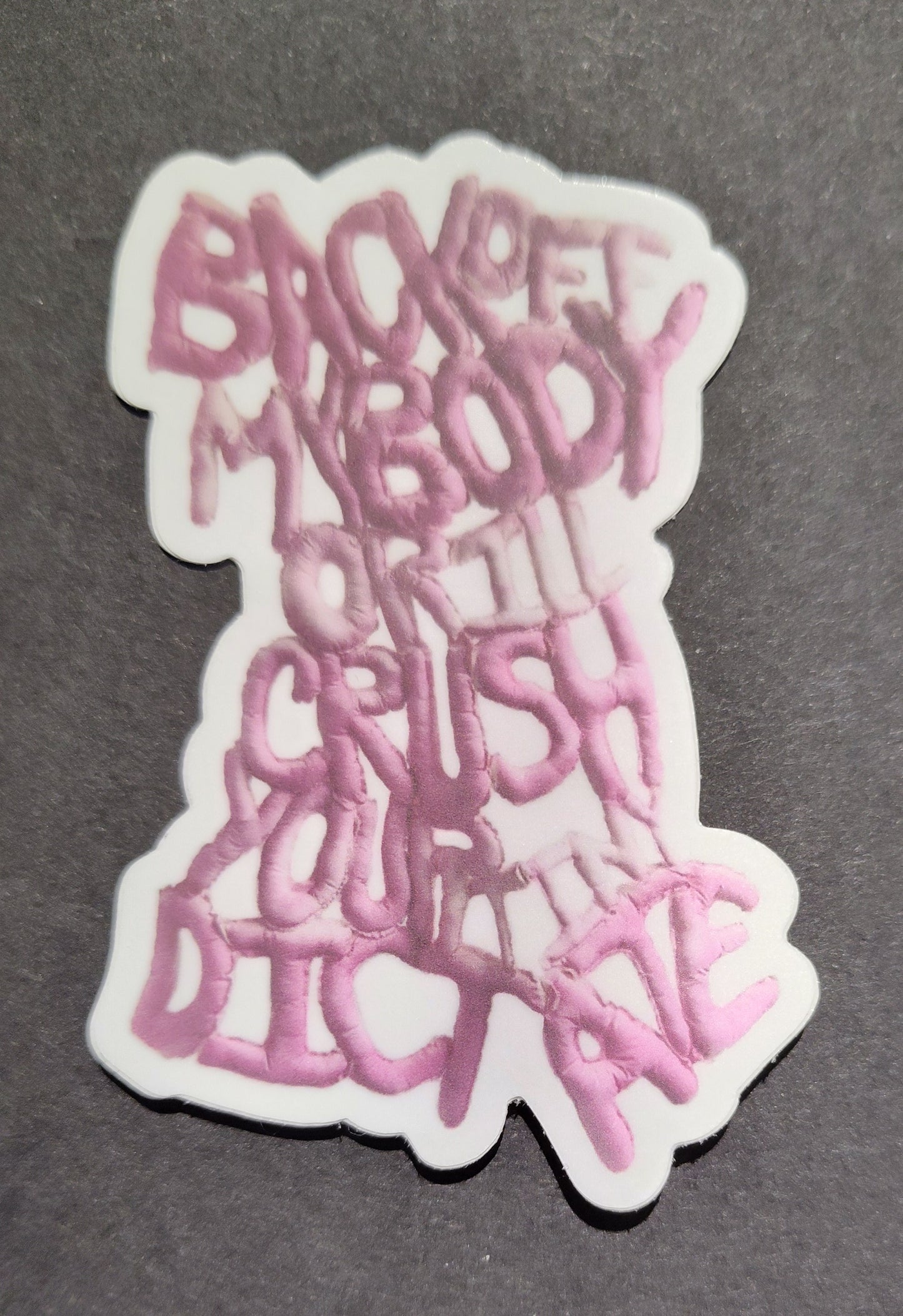 BackOff Sticker - Anna Warfield