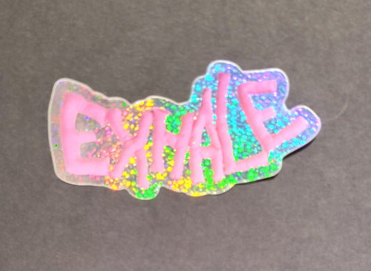 Exhale Sticker - Anna Warfield