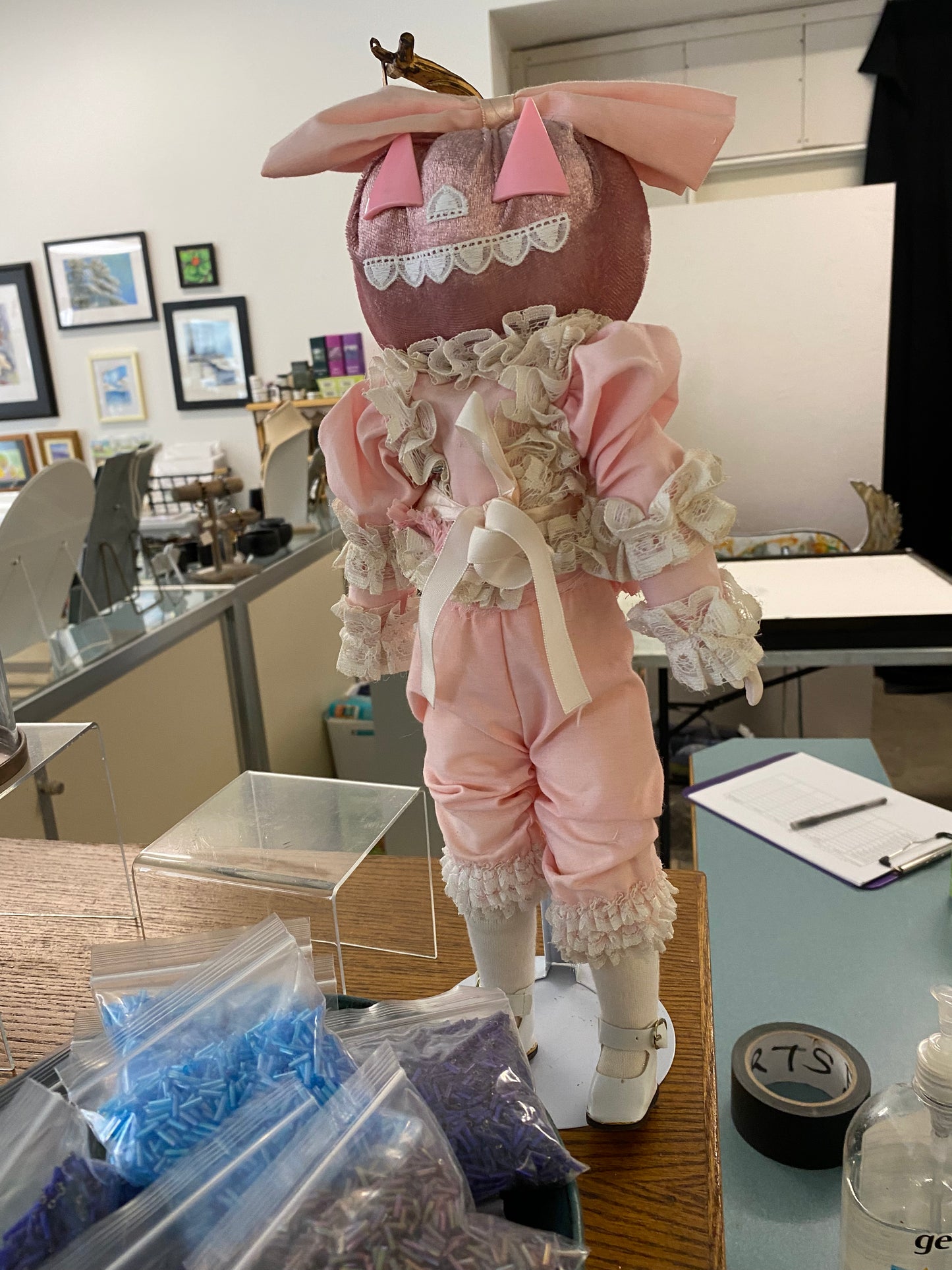 Pumpkin Head Dolls: Medium Size