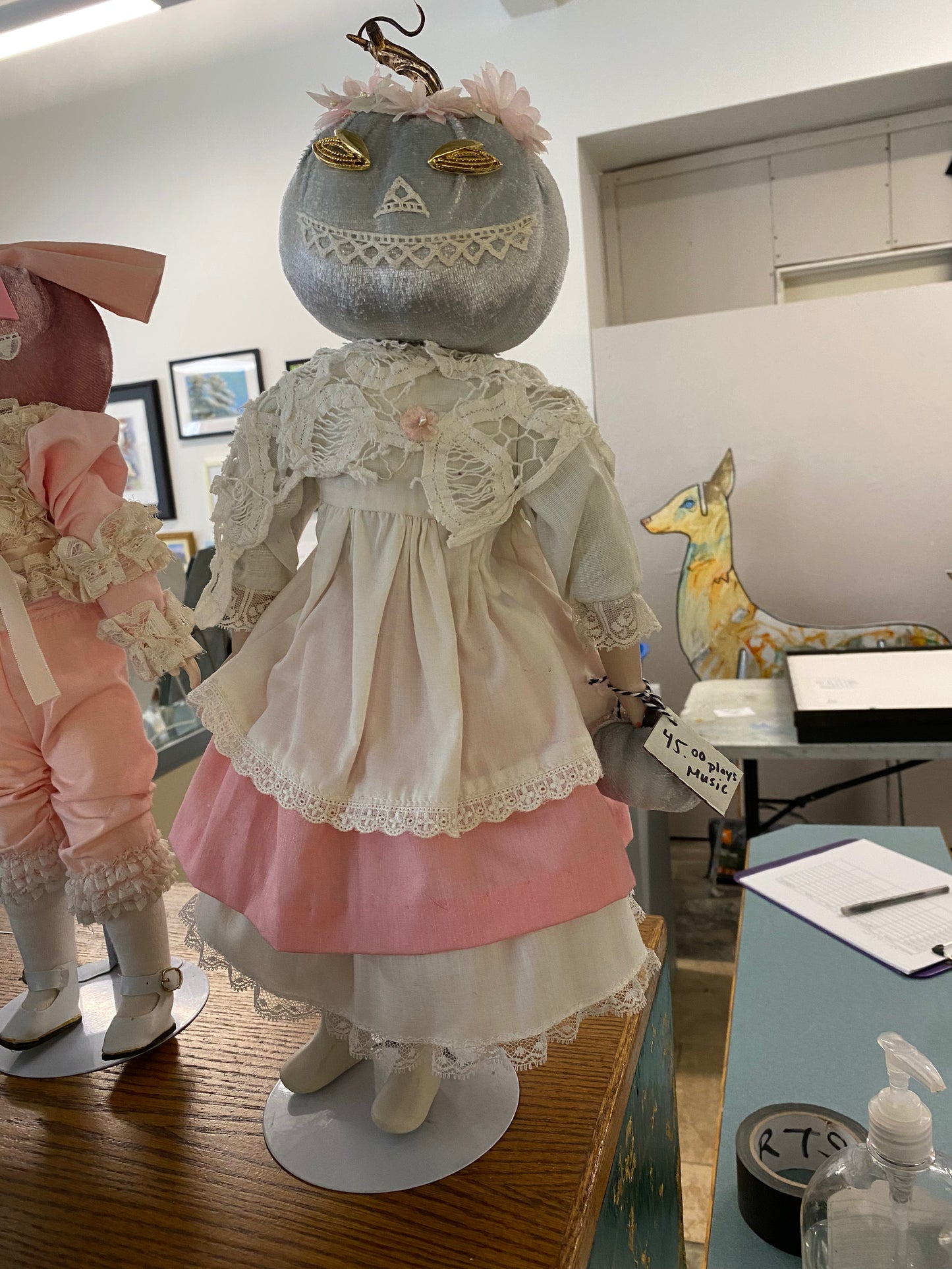Pumpkin Head Dolls: Medium Size