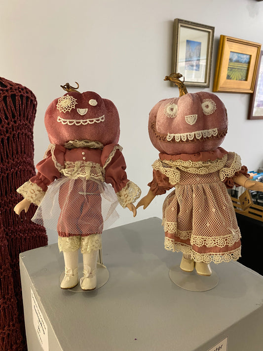 Pumpkin Head Dolls