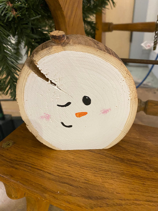 Snowman Wooden Decoration- Katherine Schuler